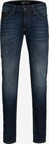 Slimfit Jeans 'Glenn Kobe' de la JACK & JONES pe albastru: față