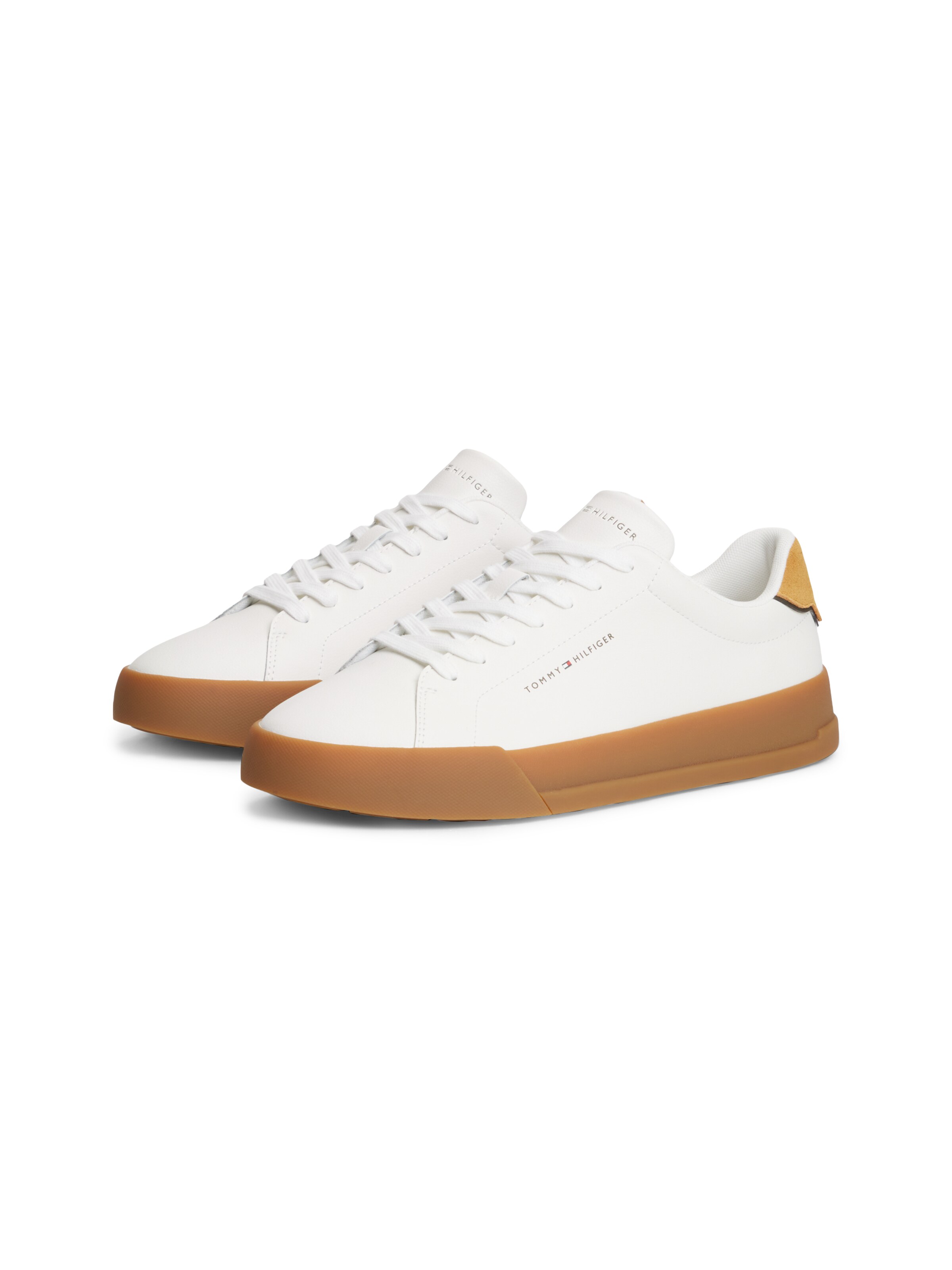 TOMMY HILFIGER Nizke superge 'COURT ESS' | bela barva