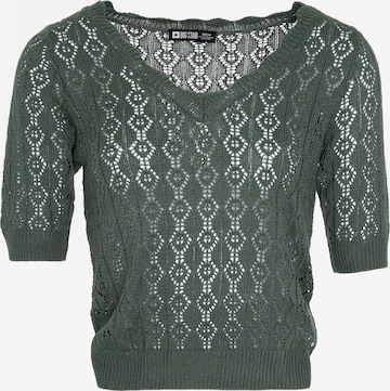 BIG STAR Sweater 'Mona' in Green: front