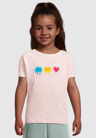Merchcode Shirt 'Cute' in Pink: front
