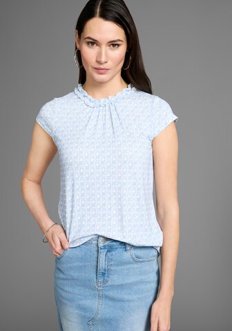 HECHTER PARIS Shirt in Blue: front
