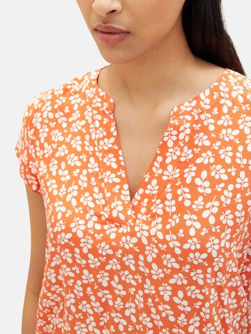 TOM TAILOR Bluse in Orange