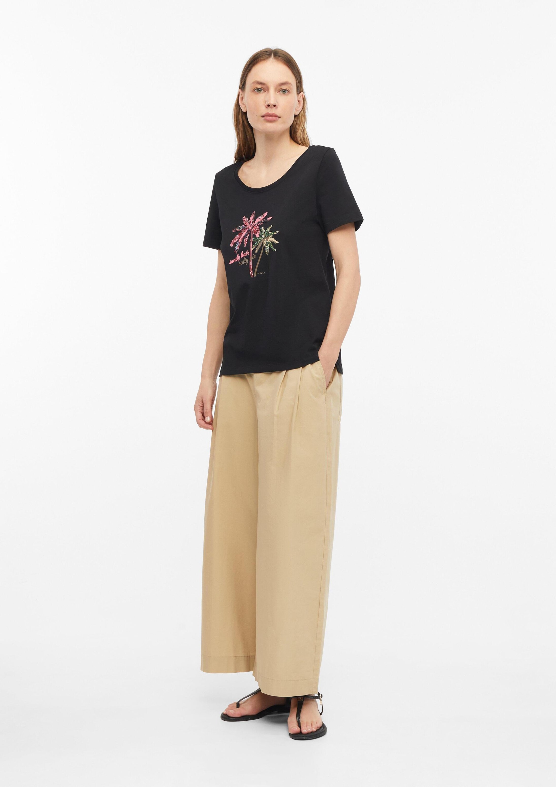 s.Oliver Shirt in Black