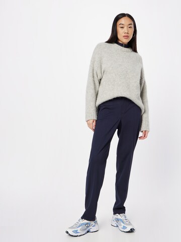 OUI Regular Trousers with creases in Blue