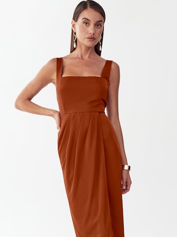 Willa Kleid 'Akron' in Braun