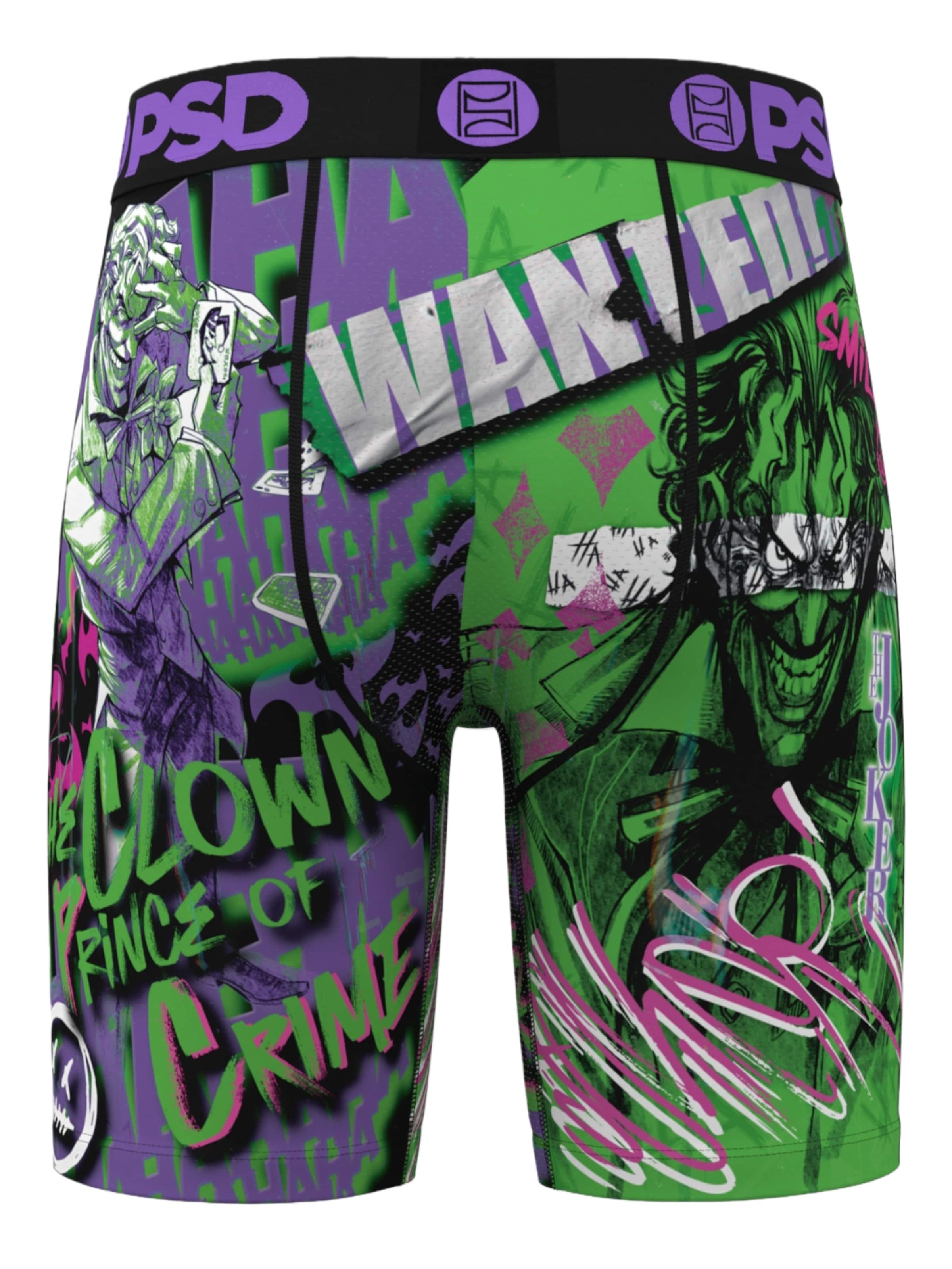 Boxers 'JOKER WANTED' PSD en mélange de couleurs