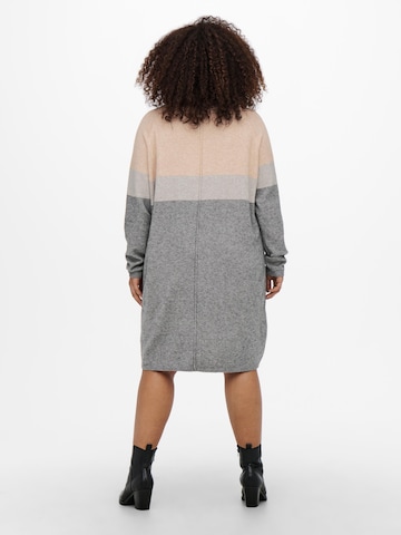 ONLY Carmakoma Knitted dress 'Laura' in Grey