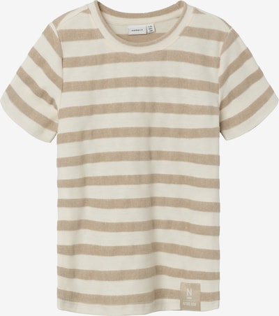 NAME IT Shirt 'DUNSTER' in de kleur Crème / Camel, Productweergave