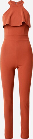 WAL G. Jumpsuit 'MAXX' in Orange: predná strana