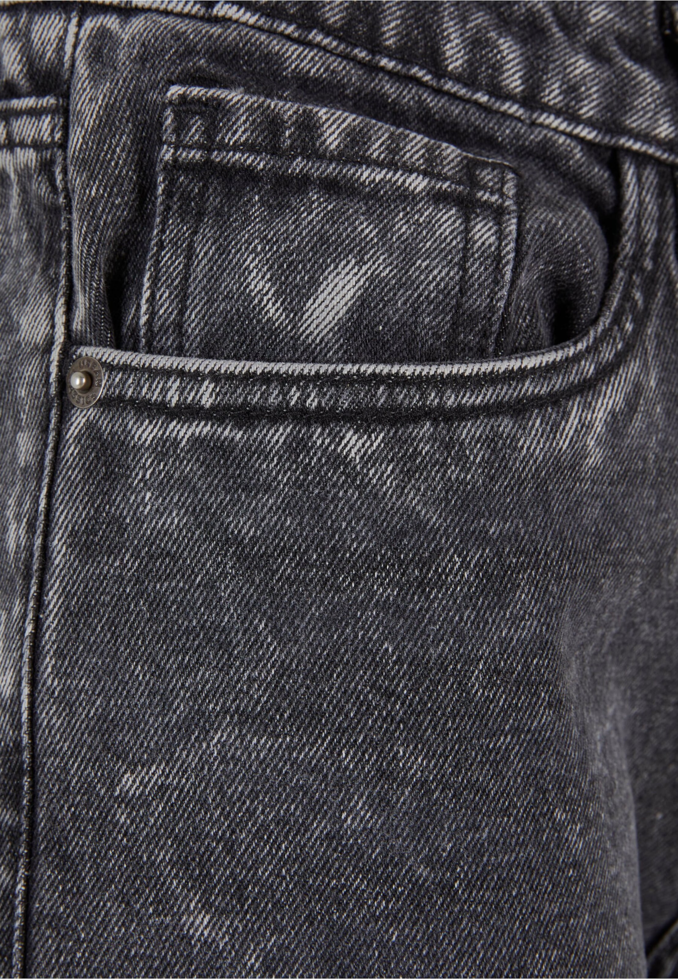 melns Urban Classics Standarta Džinsi 's Wide Leg Denim Pants ' '