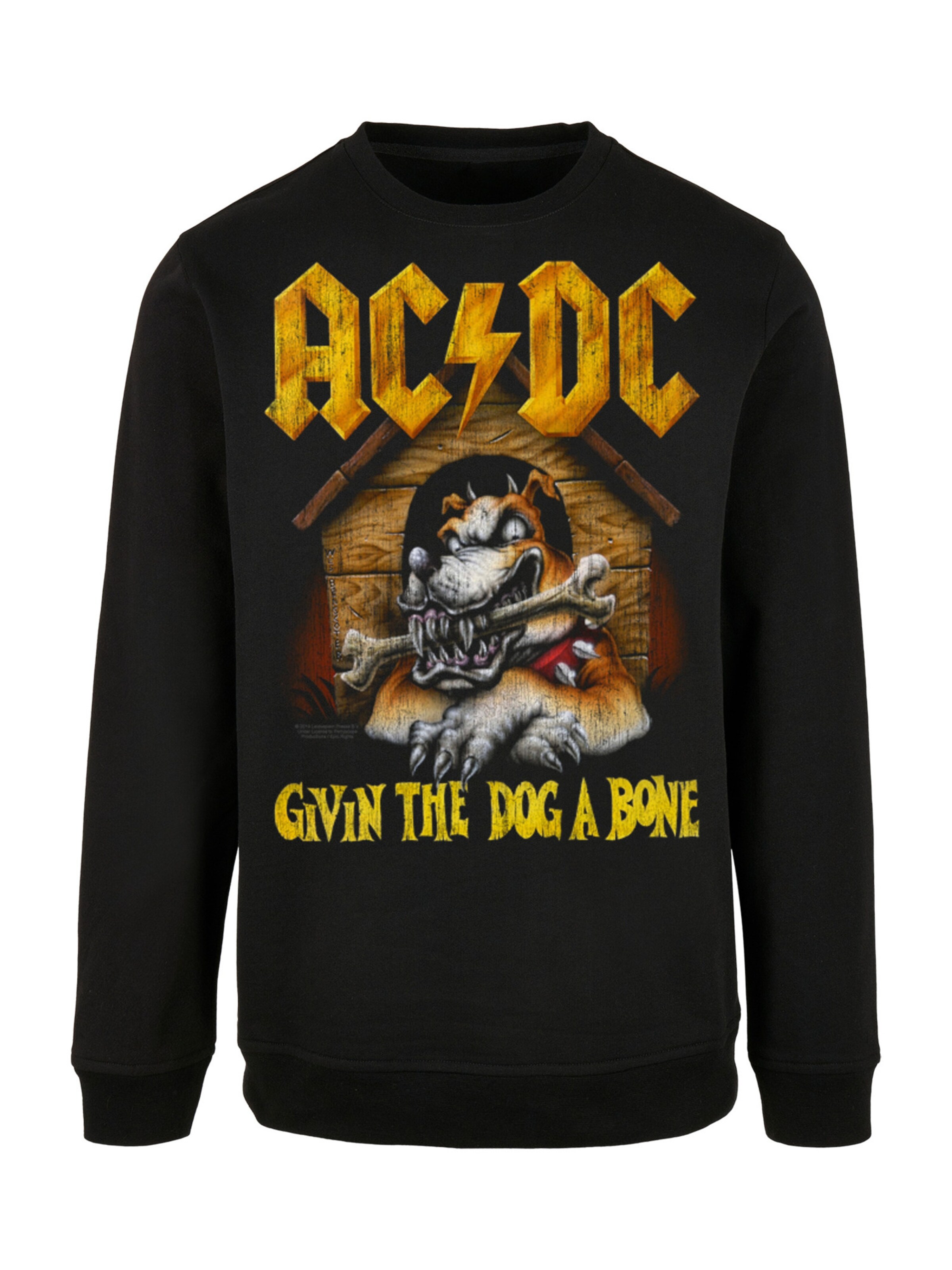 F4NT4STIC Sweatshirt in Zwart: voorkant