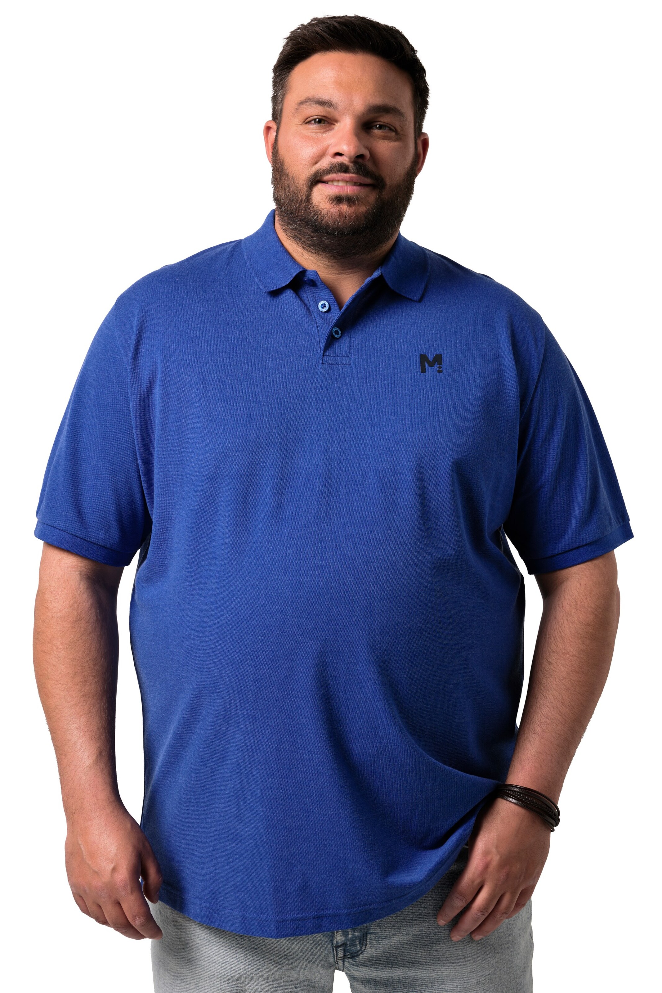 Men Plus Shirt in Blue