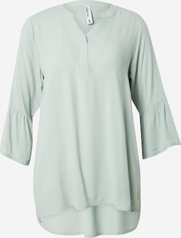 Sublevel Bluse in Grün: Vorderseite