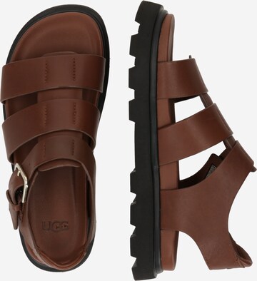 UGG - Sandália 'Capitelle' em castanho