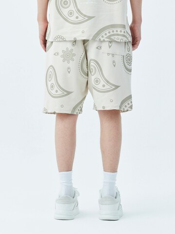 VAMOS CLO Wide leg Broek 'Ardennes' in Beige: voorkant
