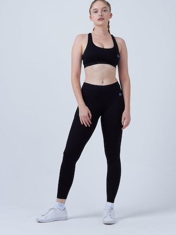 SPORTKIND Slimfit Leggings 'Leggings Lang'‌‌‌‌‌‌ in Schwarz: Vorderseite