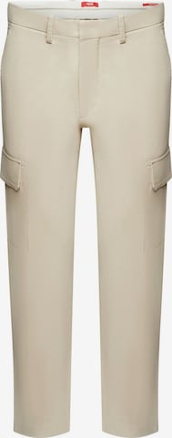 Pantalon cargo ESPRIT en beige : devant