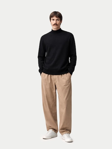 Pullover 'Men's Timeless Mock Neck Cashmere Sweater' di GOBI Cashmere in nero