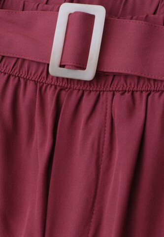 STREET ONE Wide Leg Hose in Rot