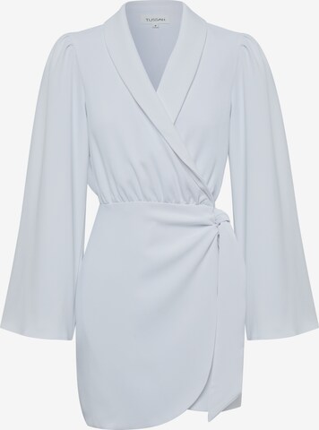 Tussah Dress in White: front