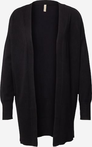 Soyaconcept Knit Cardigan 'DOLLIE' in Black: front