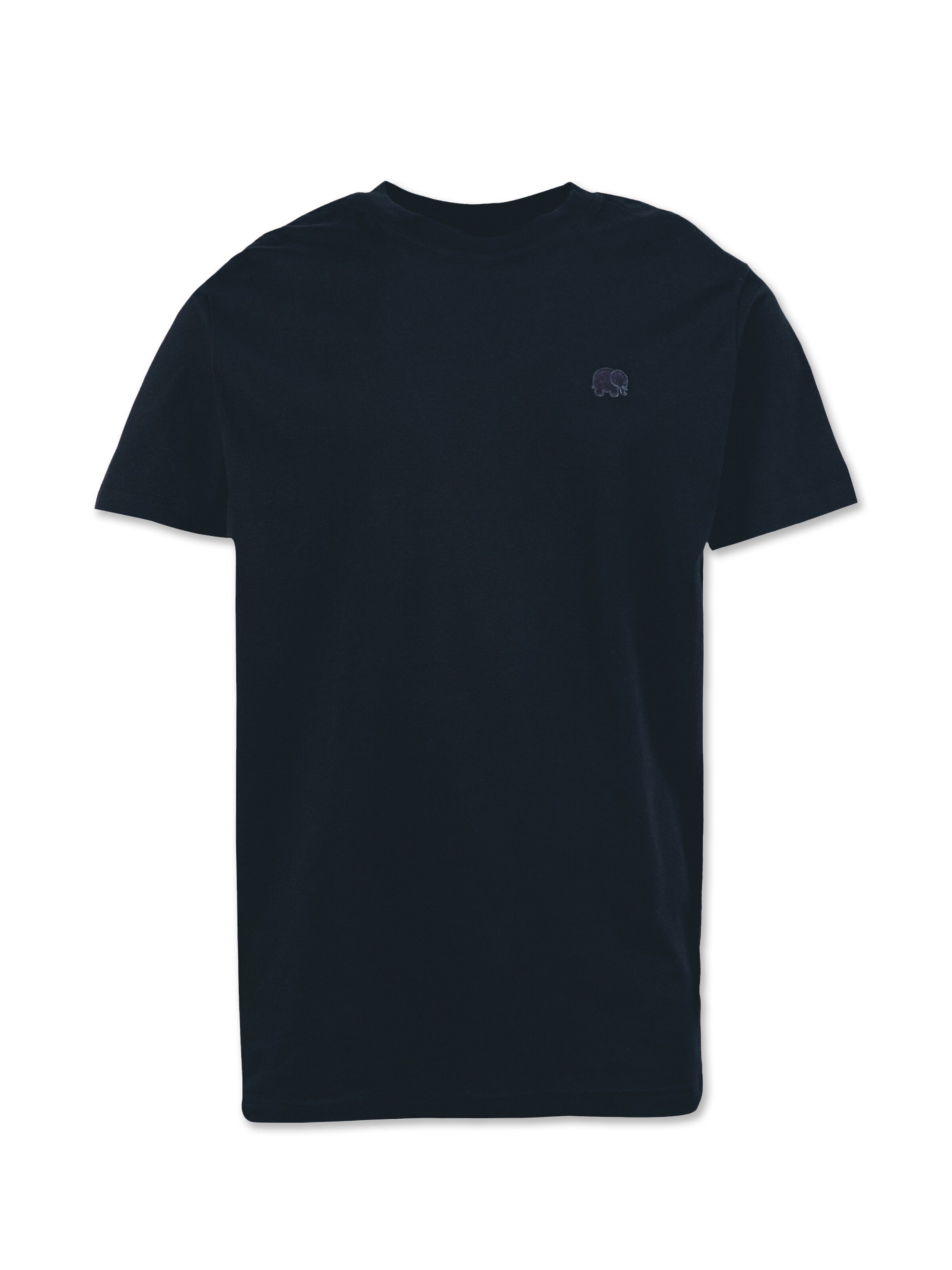 Trendsplant Regular fit T-shirt ' ESSENTIAL ' i svart: framsida