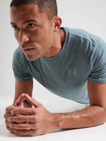UNDER ARMOUR Λειτουργικό μπλουζάκι σε μπλε