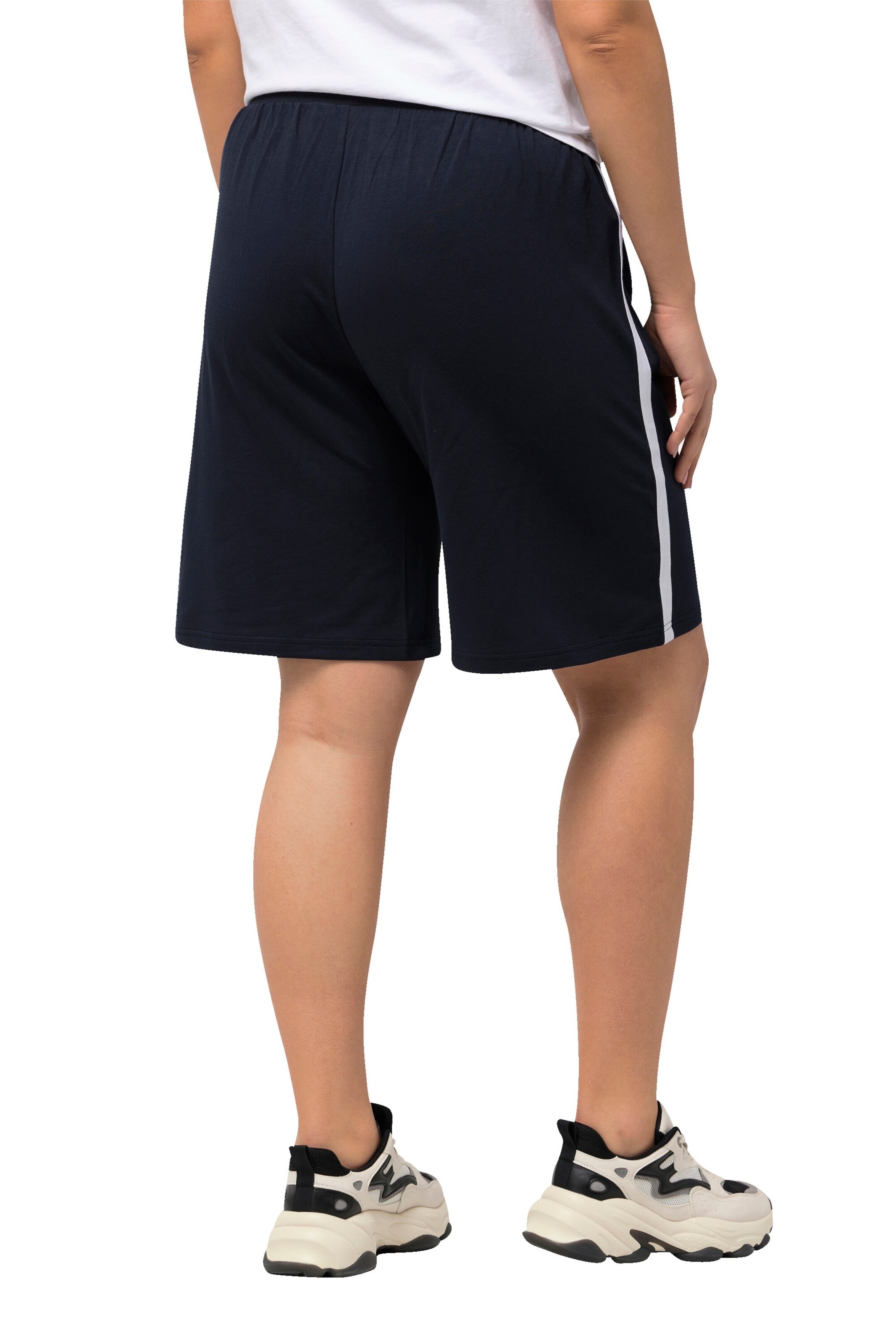 Ulla Popken Wide Leg Hose in Blau