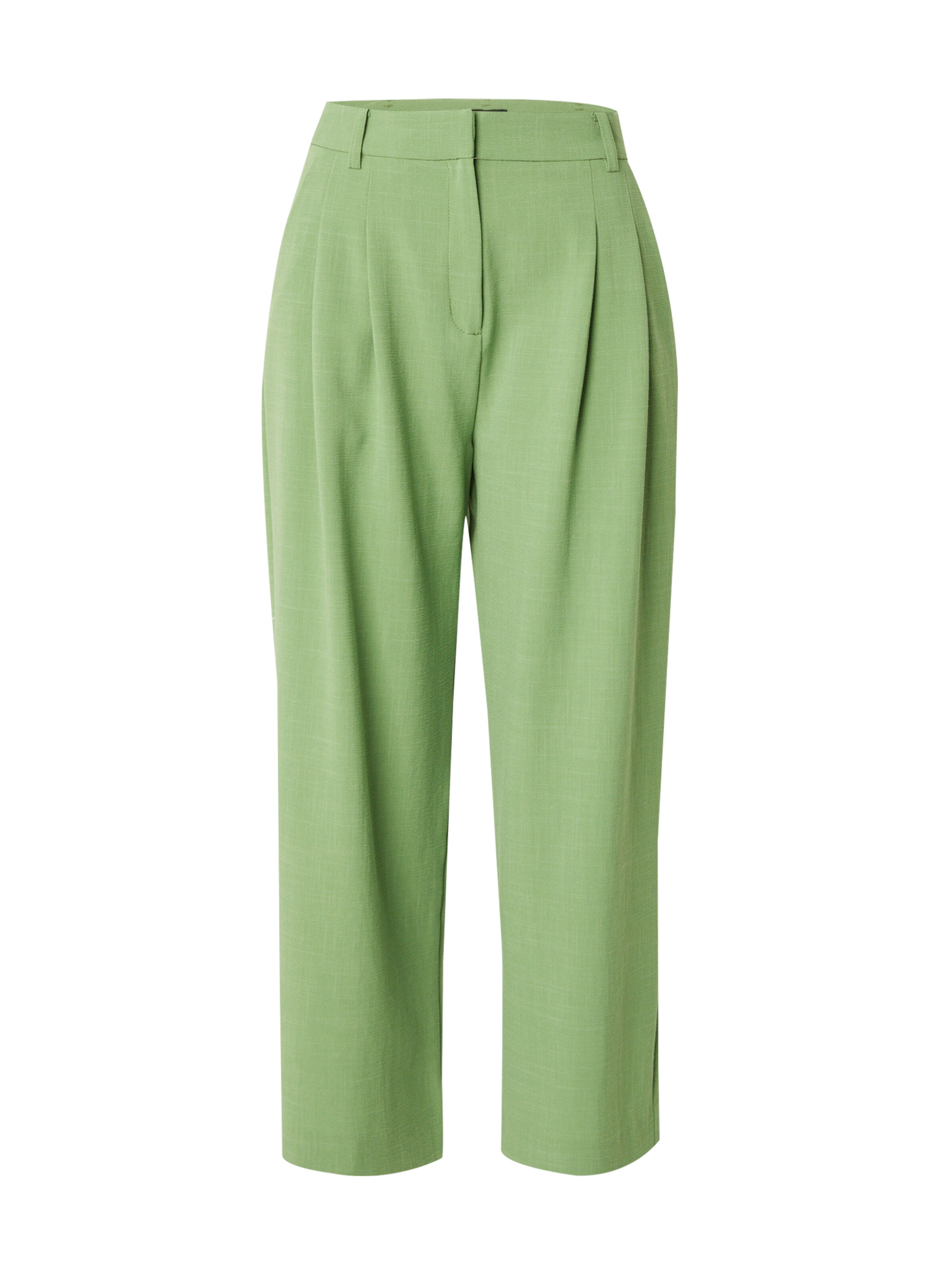 Loosefit Pantaloni con pieghe 'Fintan' di King Louie in verde: frontale