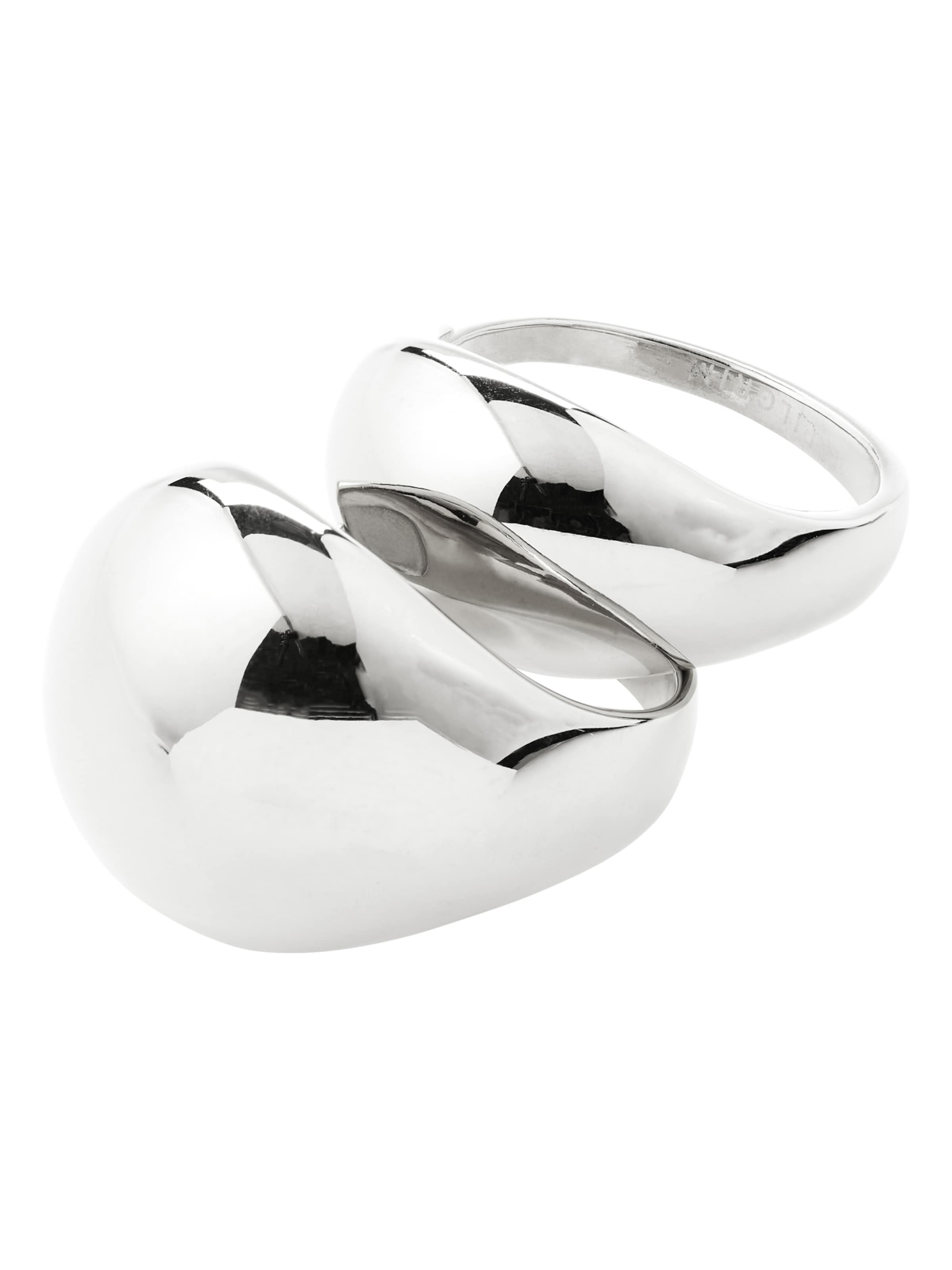 Pilgrim Ring 'Evon' in Zilver: voorkant