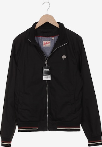 Schott NYC Jacke L in Schwarz: Vorderseite