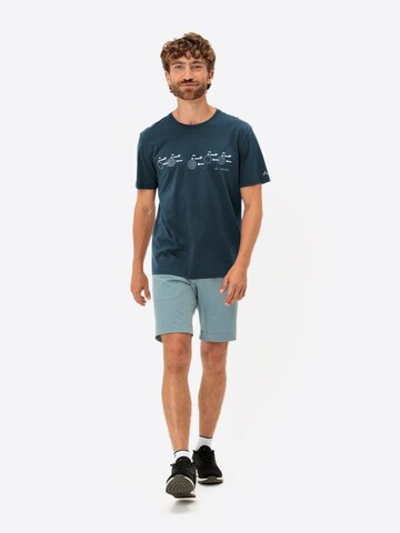 VAUDE Performance shirt 'M Cyclist T V' in Blue