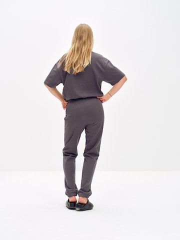 ABOUT YOU x Toni Garrn Regular Pants 'Kim' in Grey