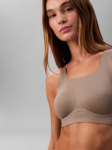 Calvin Klein Sport Bralette Sports Bra in Brown