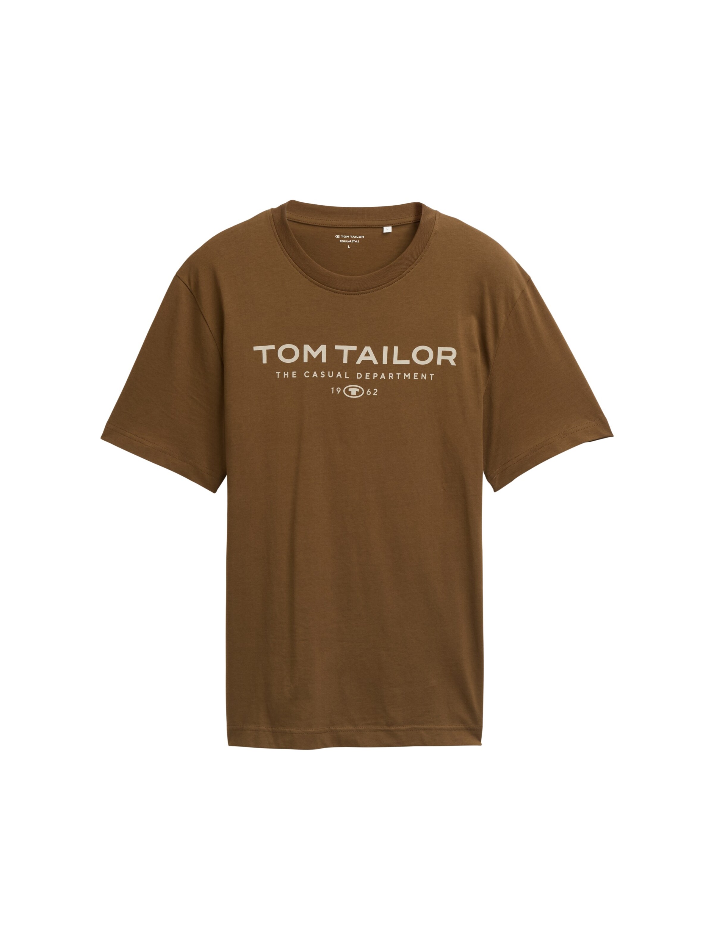 TOM TAILOR Shirt in Brown: front