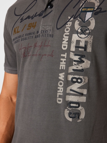 Key Largo Shirt 'COMPANY' in Grey