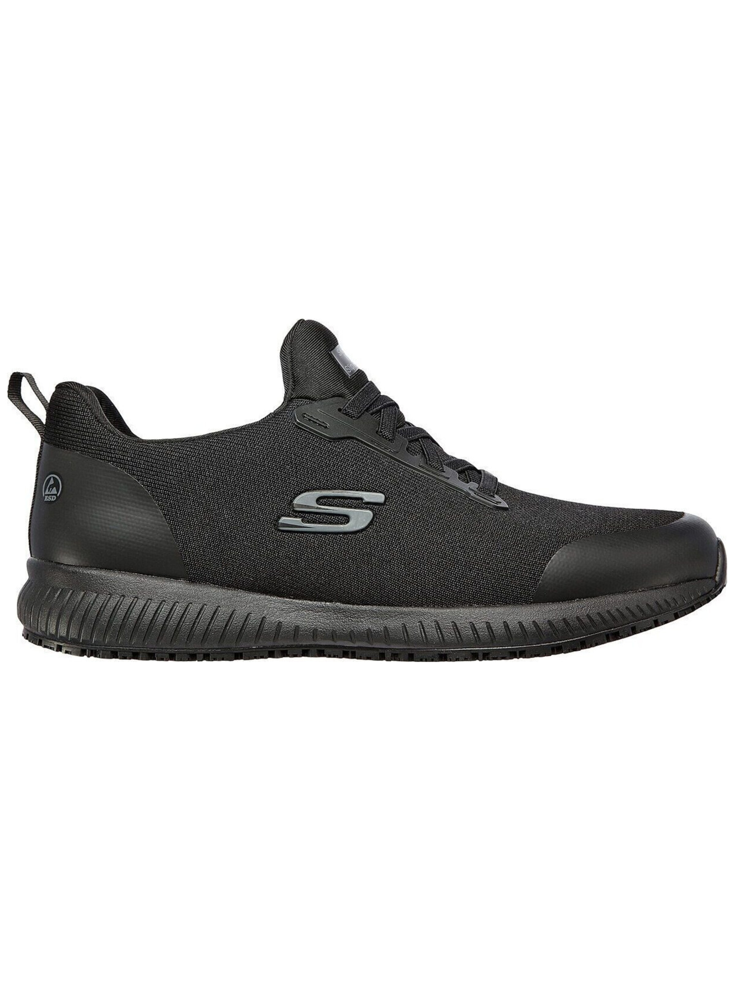 SKECHERS WORK Footwear Sneakers laag 'Squad Sr' in Zwart: voorkant