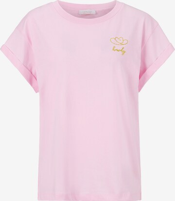 T-shirt Rich & Royal en rose : devant