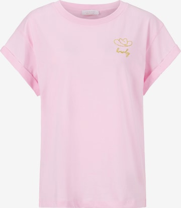 Maglietta di Rich & Royal in rosa: frontale