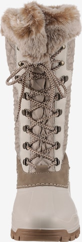 Rieker Lace-Up Boots in Beige