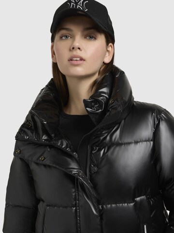 khujo Winterjas 'Rinja Shiny' in Zwart