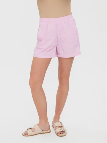 VERO MODA Normalny krój Spodnie 'FENYA' w kolorze fioletowy: przód