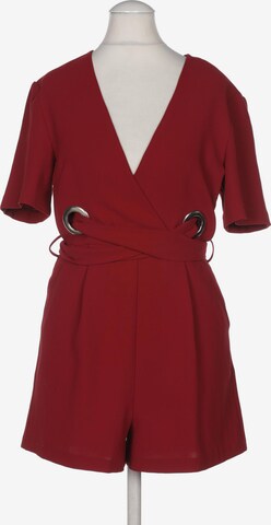 TOPSHOP Jumpsuit in XXS in Red: front