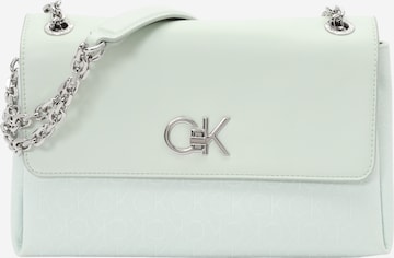 Calvin Klein Наплечная сумка в Зеленый: спереди