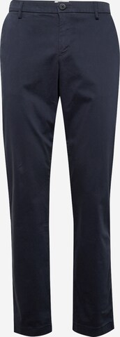 Bruun & Stengade Regular Chino 'Olav' in Blauw: voorkant