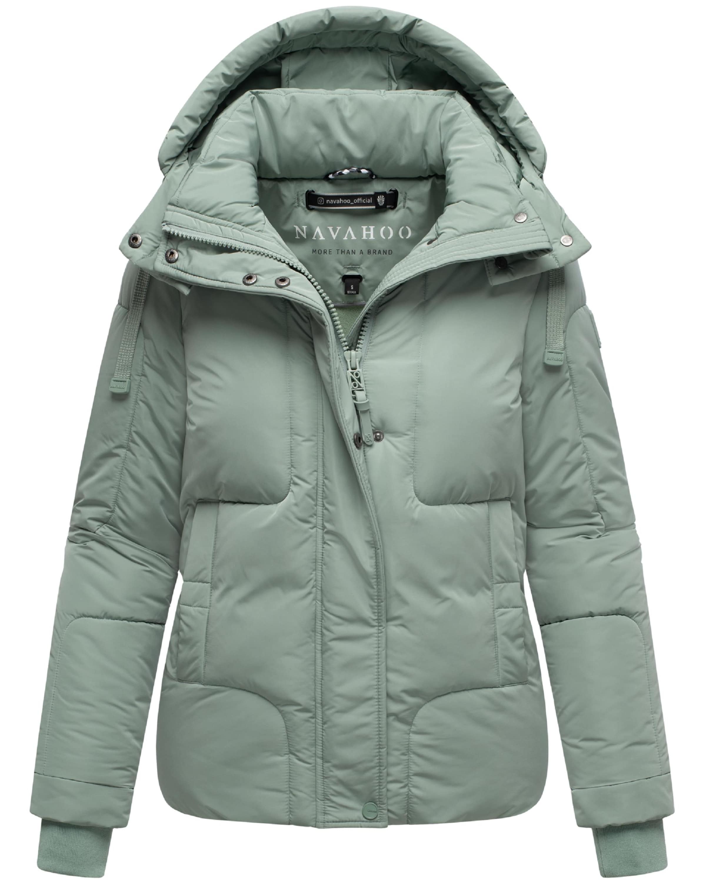 zaļš NAVAHOO Ziemas jaka 'Zauberlicht 14': no priekšpuses
