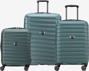 Delsey Paris Suitcase Set 'Shadow' in Green: front