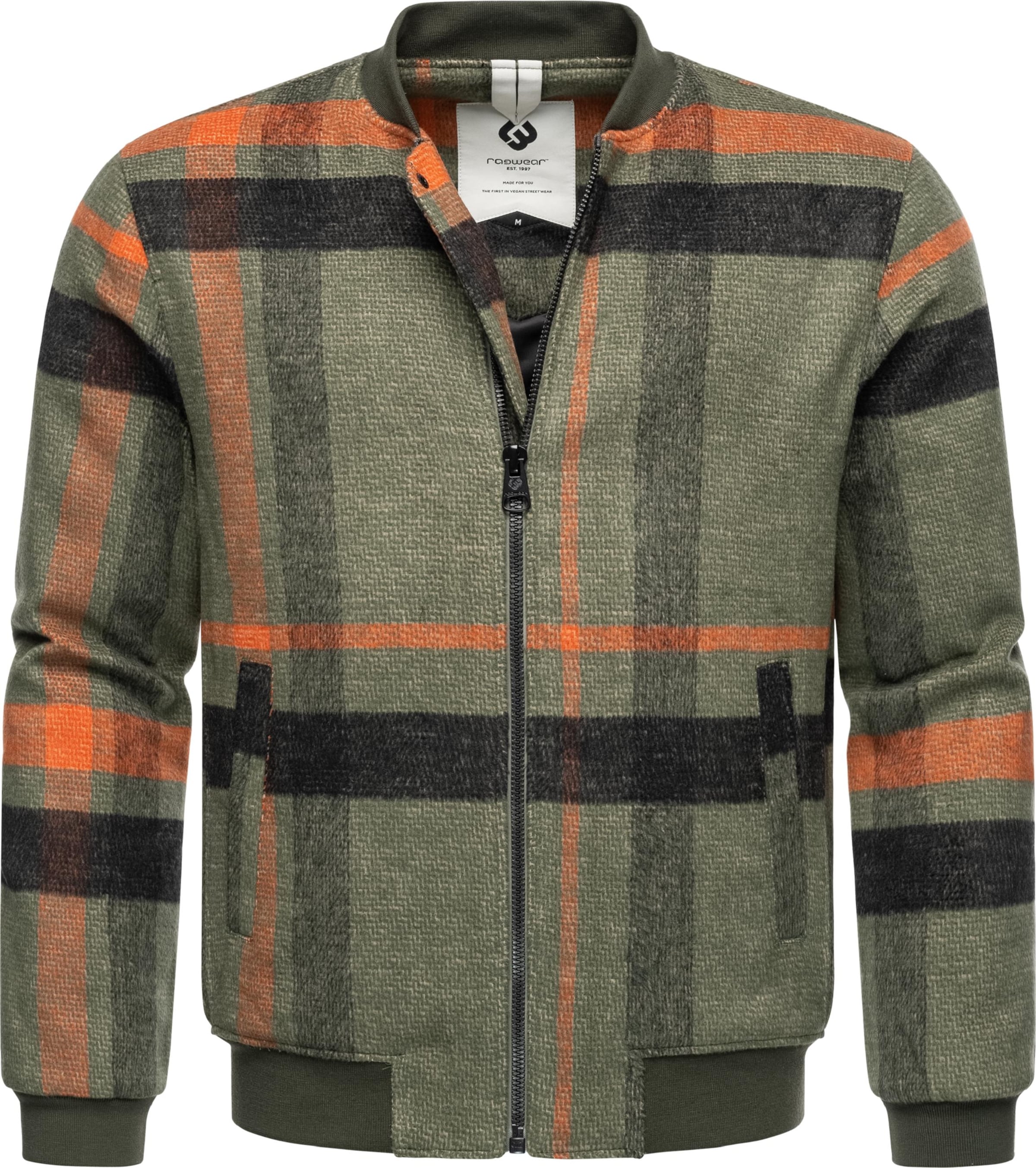 zaļš Ragwear Starpsezonu jaka 'Merrbo': no priekšpuses