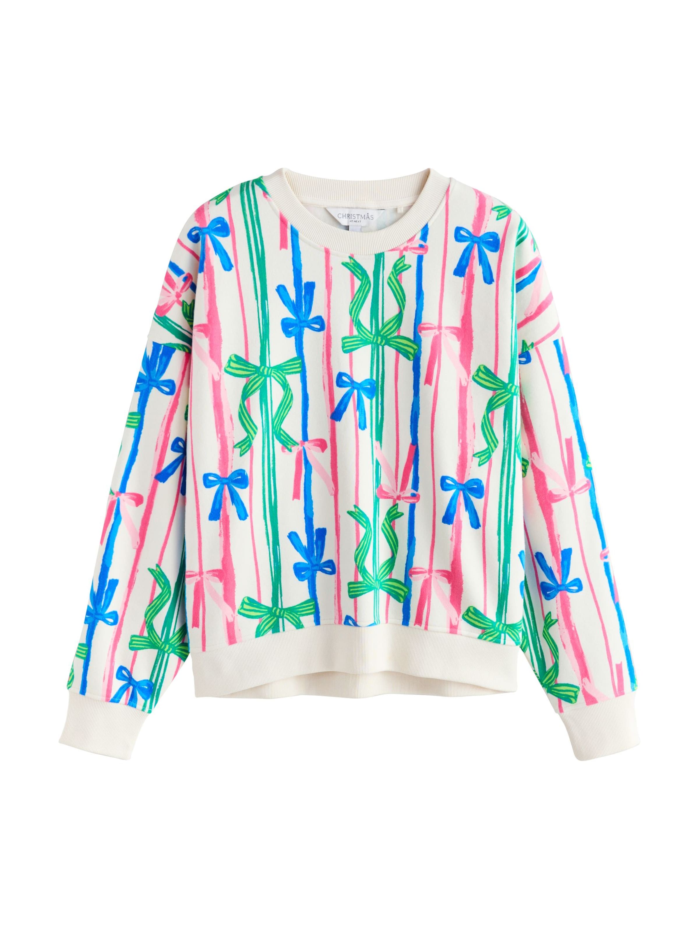 Next Sportisks džemperis, krāsa - zils / zāles zaļš / rozā / balts, Preces skats