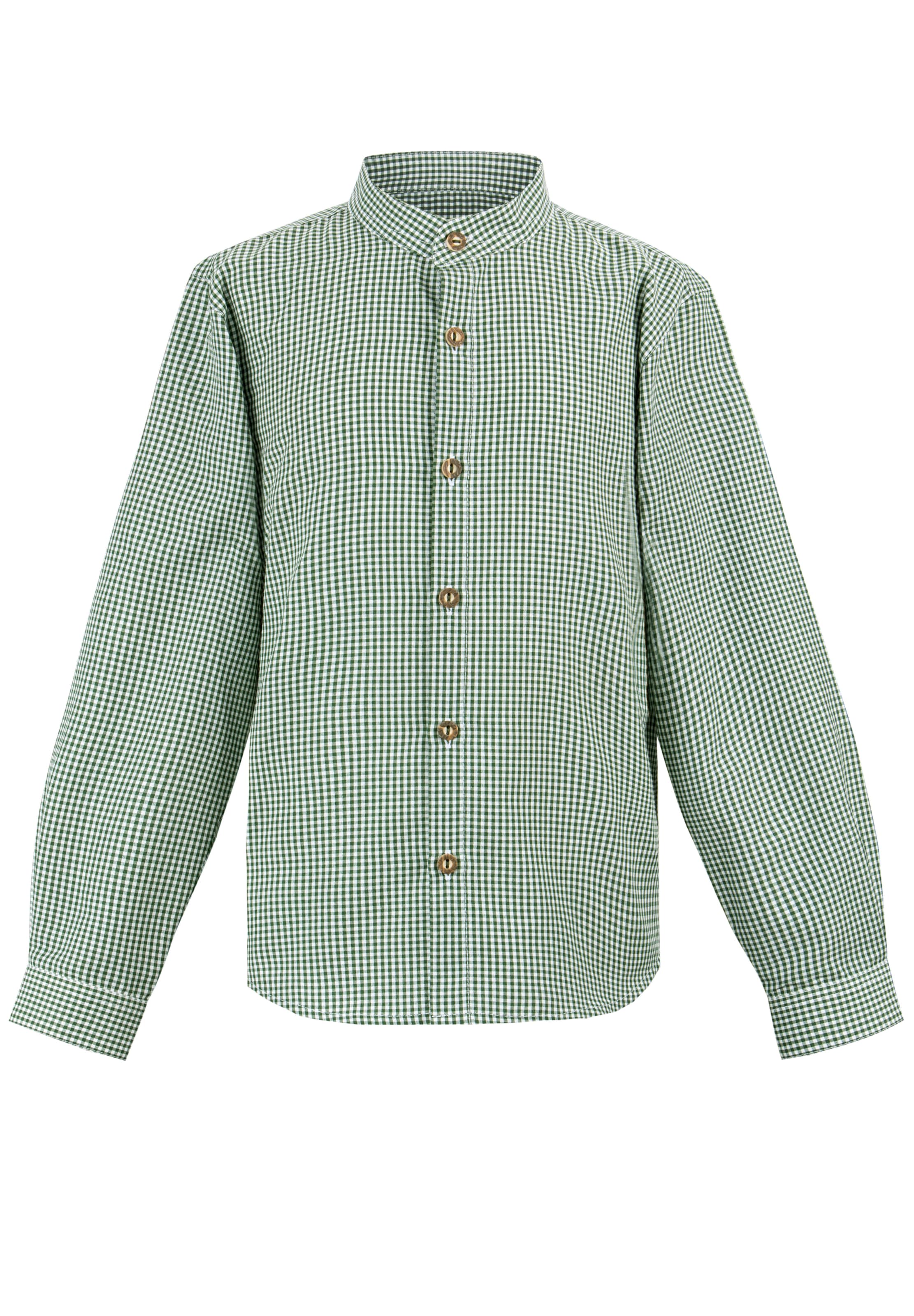 STOCKERPOINT Regular Fit Hemd 'Marius jr.' in Grün: Vorderseite